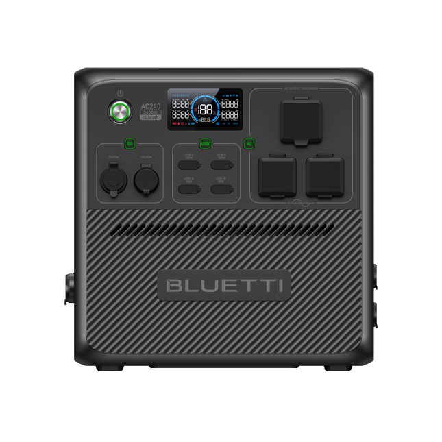 BLUETTI AC240 Portable Power Station | 2,400W,1,536Wh