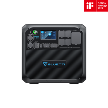 BLUETTI Portable Power Station AC200MAX, 2048Wh Solar Generator Expandable to 8192Wh, 5 2200W AC Outlets, LiFePO4 Battery for Camping, Emergency