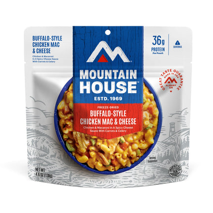 Mountain House Buffalo-Style Chicken Mac & Cheese