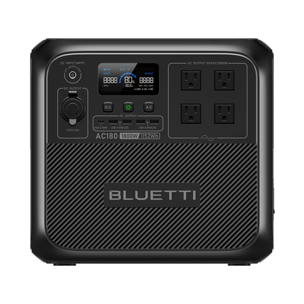 BLUETTI AC180 Solar Portable Power Station | 1,800W 1,152Wh