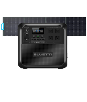 BLUETTI AC180 Solar Portable Power Station | 1,800W 1,152Wh