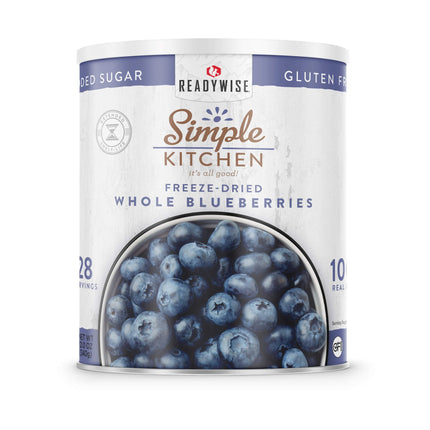 ReadyWise Freeze-Dried Whole Blueberries - 28 Serving #10 Can