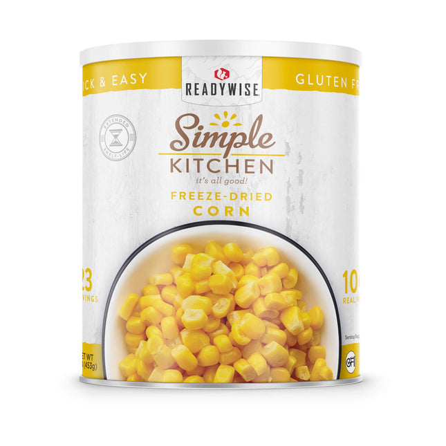 ReadyWise Freeze-Dried Corn - 23 Serving #10 Can