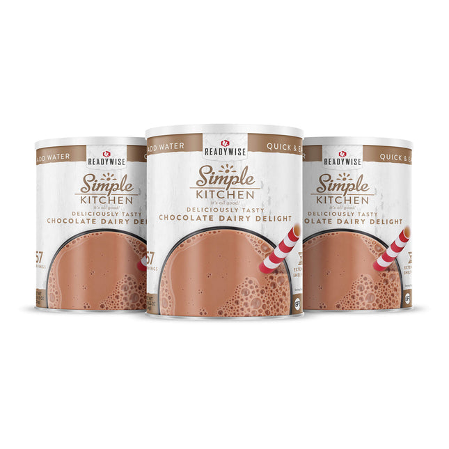 ReadyWise Chocolate Dairy Delight Bundle - #10 Cans