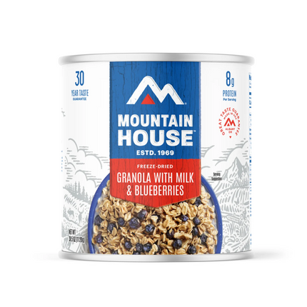 Mountain House Granola with Milk and Blueberries - #10 Can