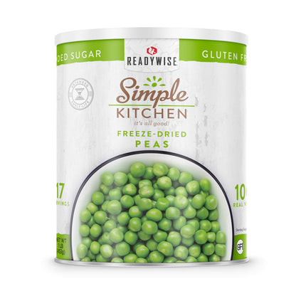 ReadyWise Freeze-Dried Peas - 17 Serving #10 Can