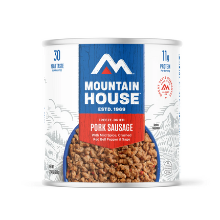 Mountain House Pork Sausage w/Mild Spice - #10 Can