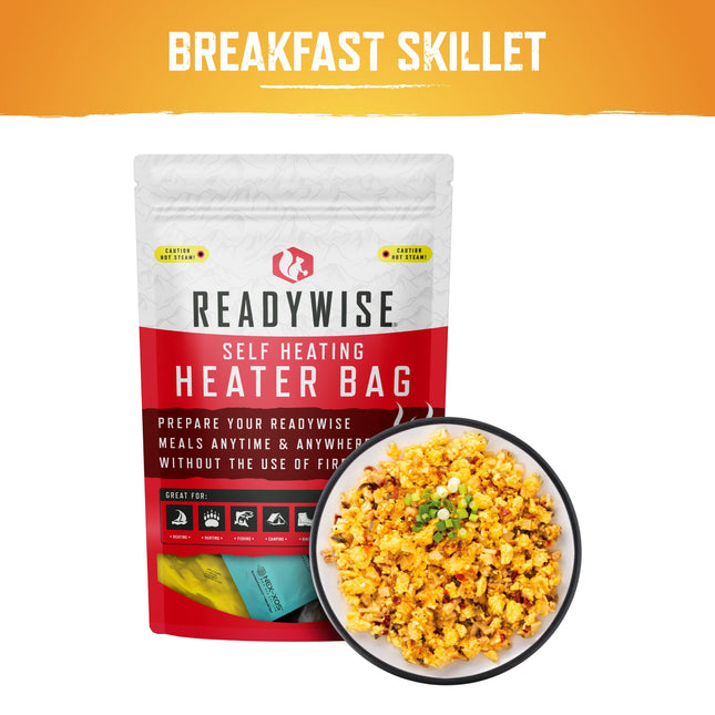 ReadyWise Self Heating Kit - Breakfast Skillet + Snack