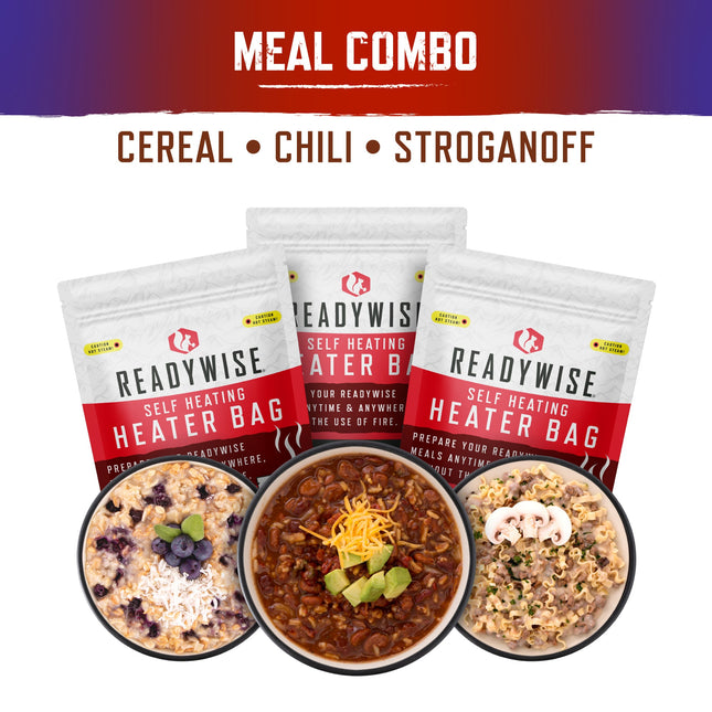 ReadyWise Self Heating Meal Combo