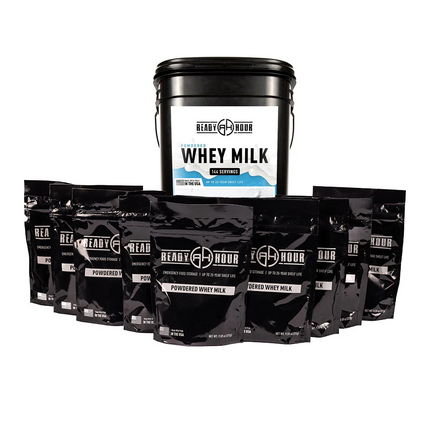 Ready Hour Powdered Whey Milk Bucket (144 servings, 9 pk.)