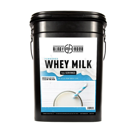 Ready Hour Powdered Whey Milk Bucket (144 servings, 9 pk.)