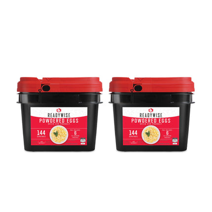 ReadyWise Two Buckets of Emergency Freeze Dried Powdered Eggs