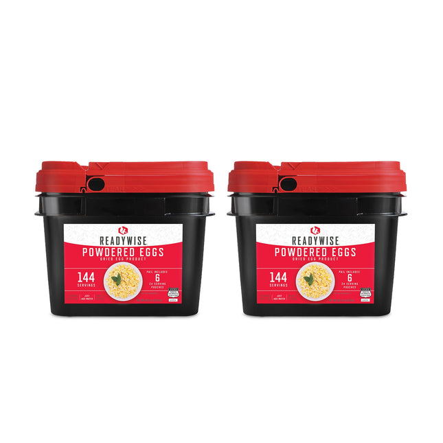 ReadyWise Two Buckets of Emergency Freeze Dried Powdered Eggs