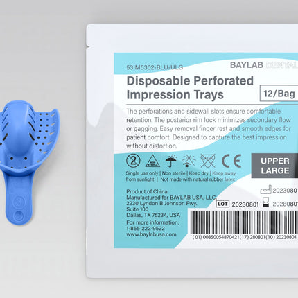 Disposable Perforated Impression Tray