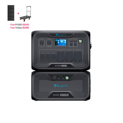 BLUETTI AC500 + B300/B300S | Home Battery Backup