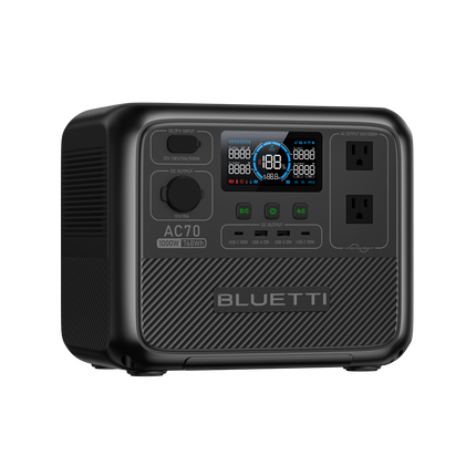 BLUETTI AC70 Portable Power Station | 1000W 768Wh