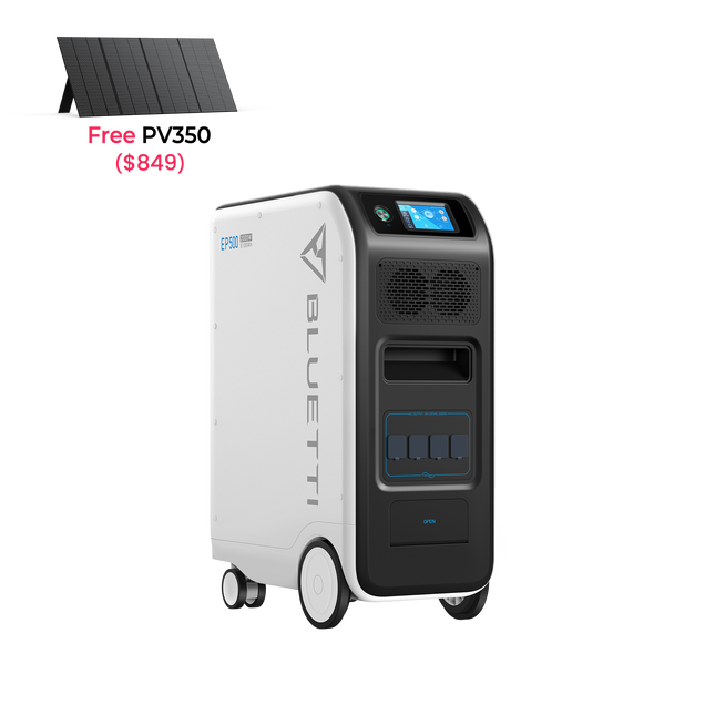 BLUETTI EP500 Solar Power Station | 2,000W  5,120Wh